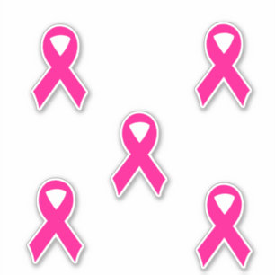 Breast cancer, pink ribbon pack sticker