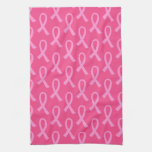 Pretty Multi Pink Breast Cancer Ribbon Pattern Fabric | Zazzle