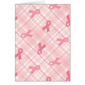 Breast Cancer Pink Ribbon Plaid Pattern (Front)