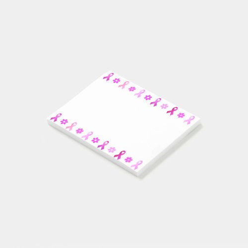 Breast Cancer Pink Ribbon Post_it Notes