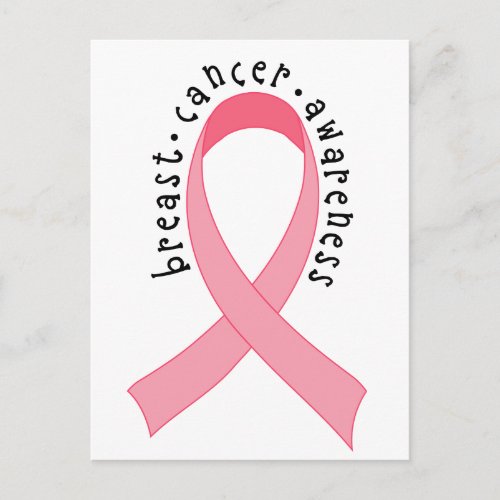 Breast Cancer Pink Ribbon Postcard