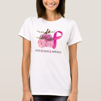 Breast Cancer Pink Ribbon Pumpkin October Pumpkins T-Shirt