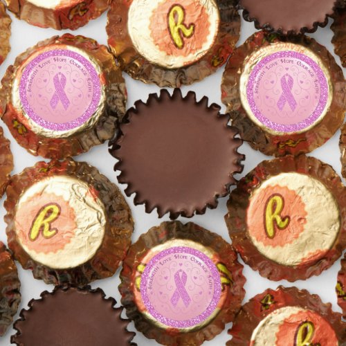 Breast Cancer Pink Ribbon Reeses Peanut Butter Cups