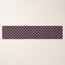 Breast Cancer Pink Ribbon Scarf