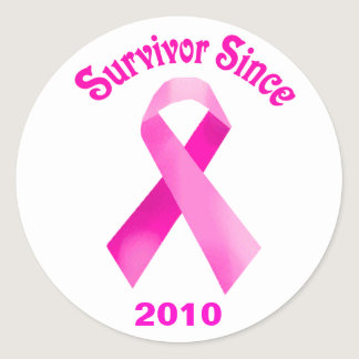 Breast Cancer Pink Ribbon Stickers