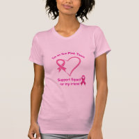 Breast Cancer Pink Support Squad Team Friend
