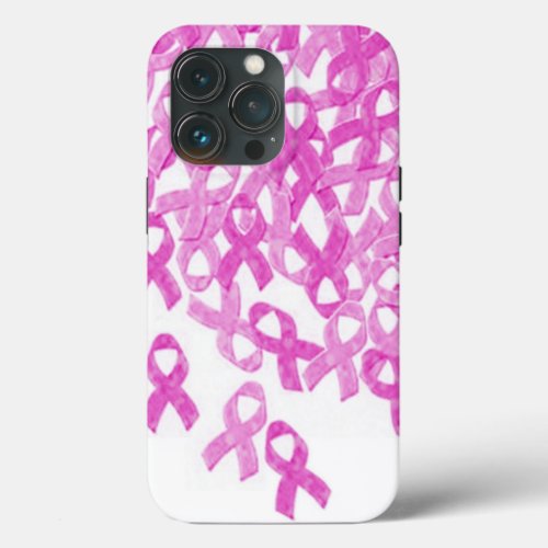 Breast Cancer Pink Velvet Ribbon  iPhone 13 Pro Case