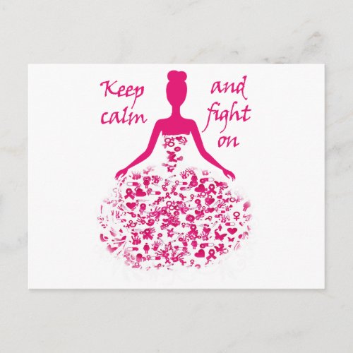 breast cancer postcard