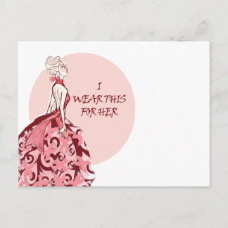 breast cancer postcard