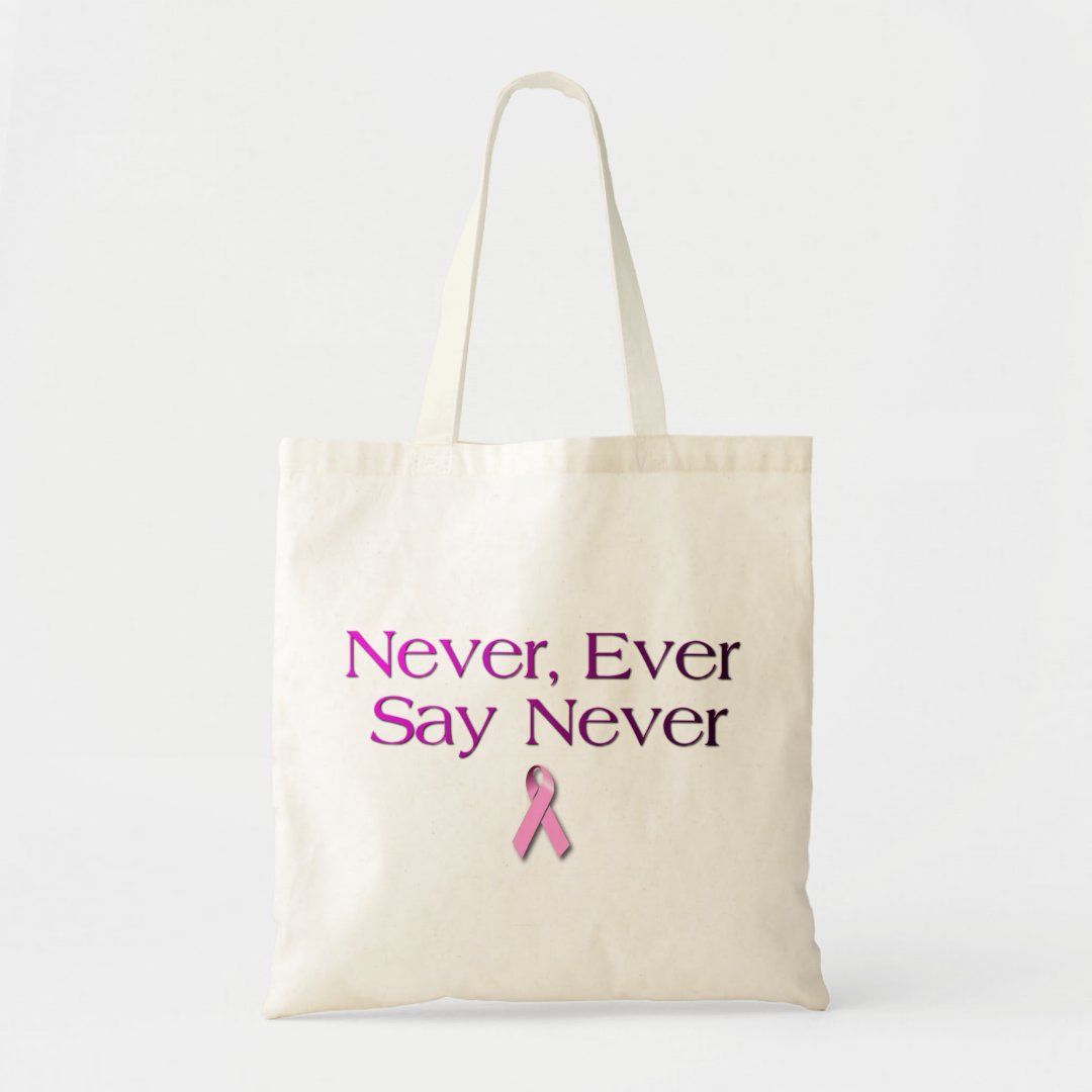 Breast Cancer Quote Bag | Zazzle