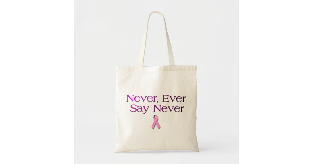 Breast Cancer Quote Bag | Zazzle