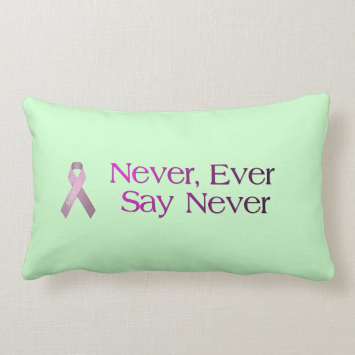 Breast Cancer Quote Throw Pillow | Zazzle.com