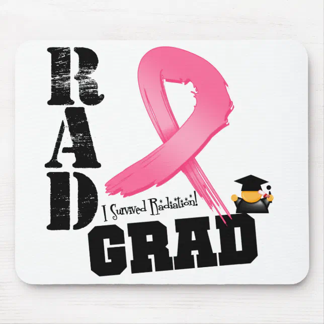 Breast Cancer Radiation Therapy RAD Grad Mouse Pad Zazzle