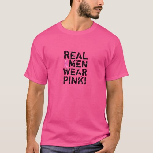 Breast Cancer _ Real Men Wear Pink T_Shirt