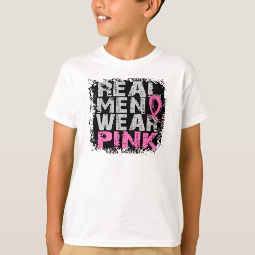 Breast Cancer Real Men Wear Pink T_Shirt
