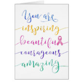 Breast Cancer – Remember Who You Are (Front)