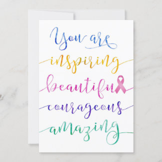 Breast Cancer – Remember Who You Are Card