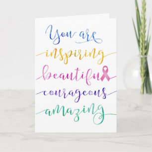 Breast Cancer - Remember Who You Are Card