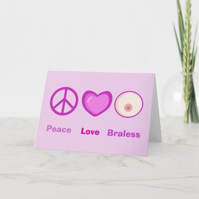 Breast Cancer Remission Greeting Card (Front)