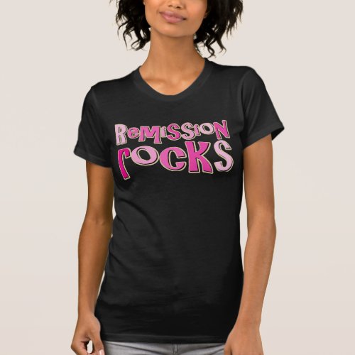 Breast Cancer Remission Rocks T_Shirt