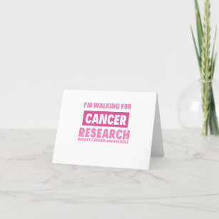 BREAST CANCER RESEARCH AWARENESS THANK YOU CARD