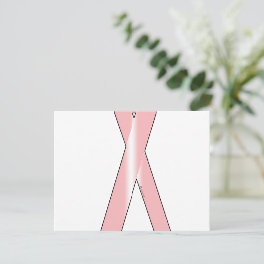 Breast Cancer Ribbon (Standing Front)