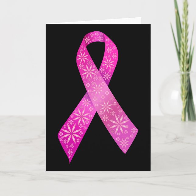 Breast Cancer Ribbon Card (Front)