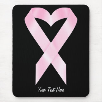 Breast Cancer Ribbon (customizable) Mouse Pad