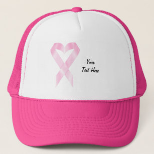 Breast Cancer Ribbon (customizable) Trucker Hat