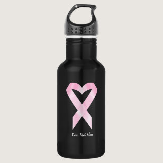 Breast Cancer Ribbon (customizable) Water Bottle