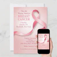 Breast Cancer Ribbon  Pink Cancer Ribbon – Funeral Program-Site Funeral  Programs & Templates