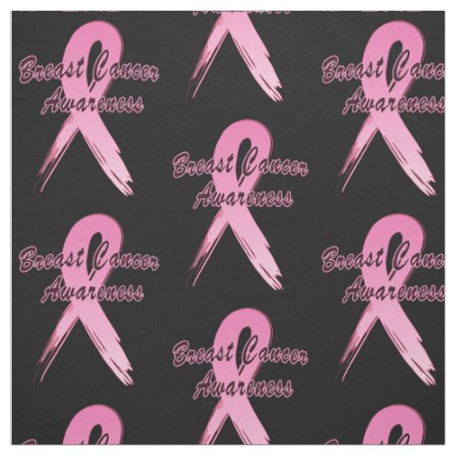 Breast Cancer Ribbon of Hope Fabric