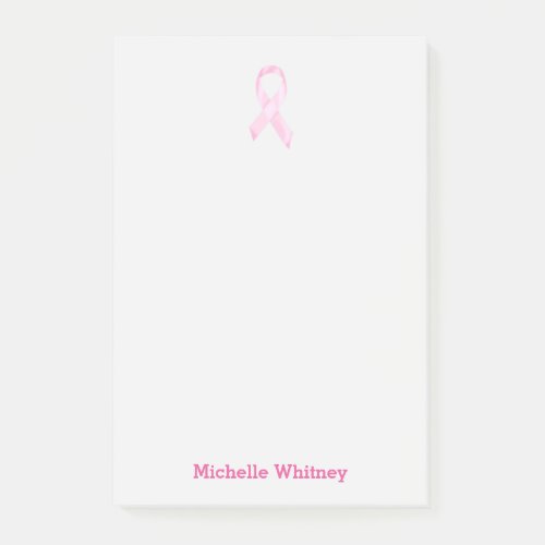 Breast Cancer Ribbon Post_it Notes