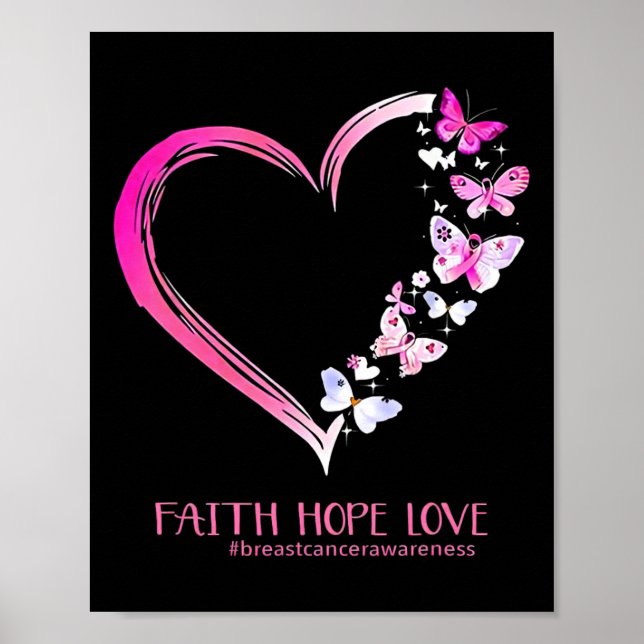 Breast Cancer Shirt1  Poster (Front)