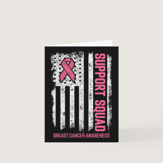 Breast Cancer Shirts Support Squad Breast Cancer A Card