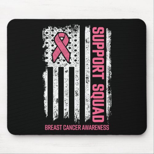 Breast Cancer Shirts Support Squad Breast Cancer A Mouse Pad