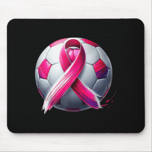 Breast Cancer Soccer Ball Nk Ribbon Kick For A Mouse Pad