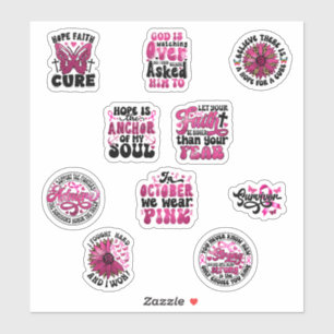 Breast Cancer Stickers Bundle