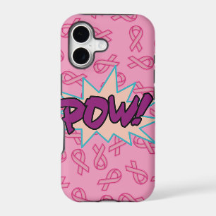 Breast Cancer Super Hero iPhone 17 Case