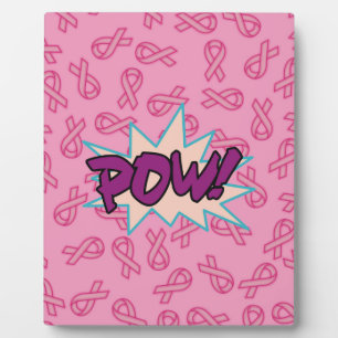 Breast Cancer Super Hero Plaque
