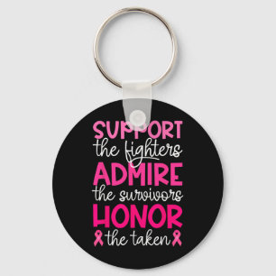 Breast Cancer Support Admire Honor Breast Cancer A Keychain