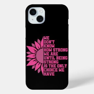 BREAST CANCER SUPPORT & AWARENESS iPhone 15 PLUS CASE