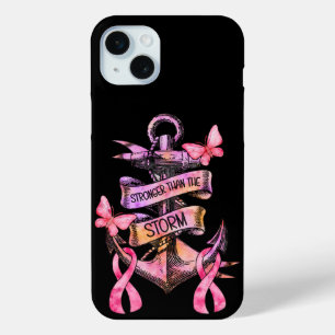 BREAST CANCER SUPPORT & AWARENESS iPhone 15 PLUS CASE