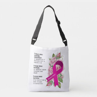 Breast Cancer Support Awareness Crossbody Bag
