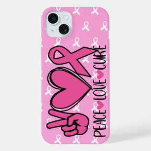 BREAST CANCER SUPPORT & AWARENESS iPhone 15 PLUS CASE