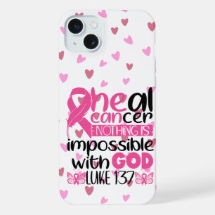 BREAST CANCER SUPPORT & AWARENESS iPhone 15 PLUS CASE