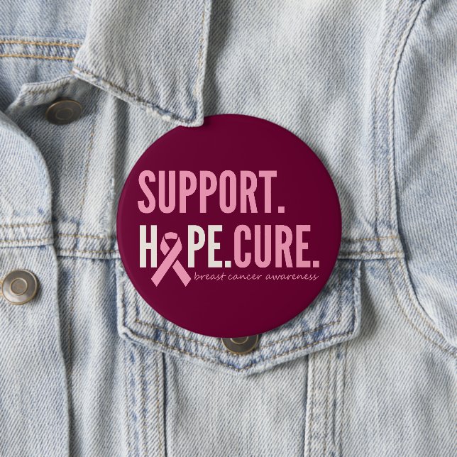 breast cancer support hope cure Button (In Situ)