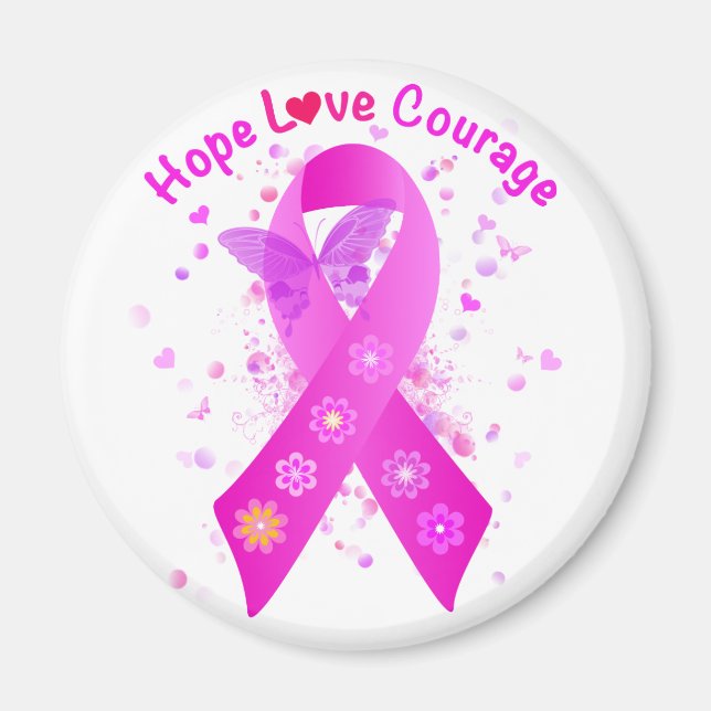 Breast Cancer Support Magnet (Front)