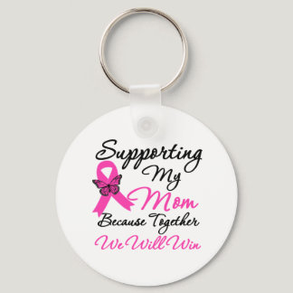 Breast Cancer Support (Mom) Keychain