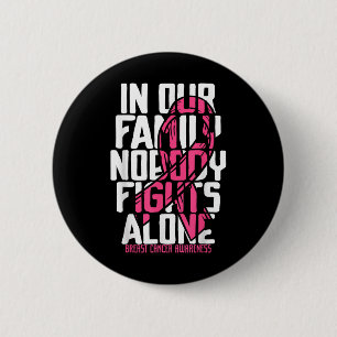 Breast Cancer Support Pink Breast Cancer Awareness Button